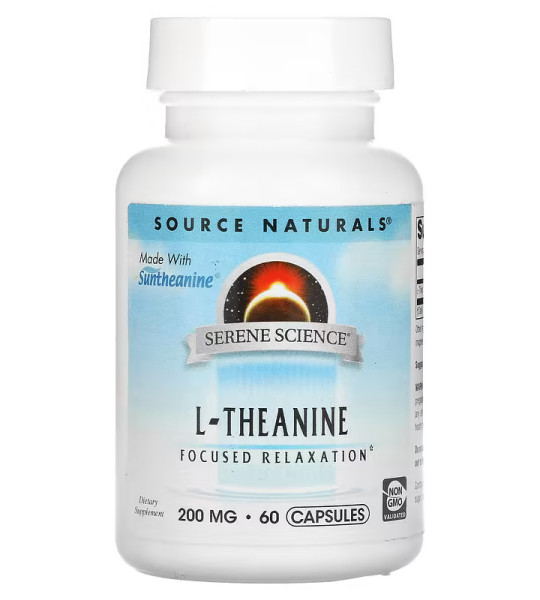 Source Naturals L-Theanine 200 mg (60 капс)