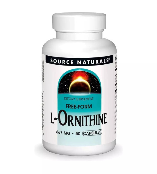 Source Naturals L-Ornithine 667 mg (50 капс)