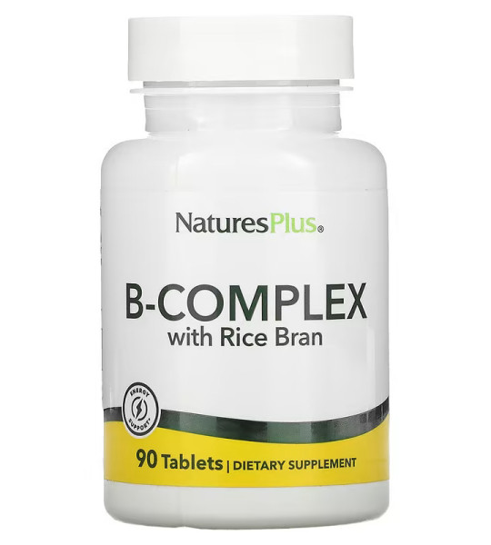 NaturesPlus B-Complex with Rice Bran (90 табл)