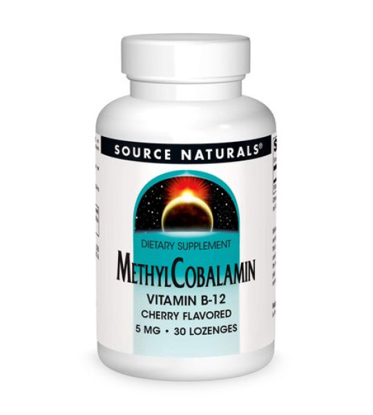 Source Naturals MethylCobalamin 5 mg (30 табл)