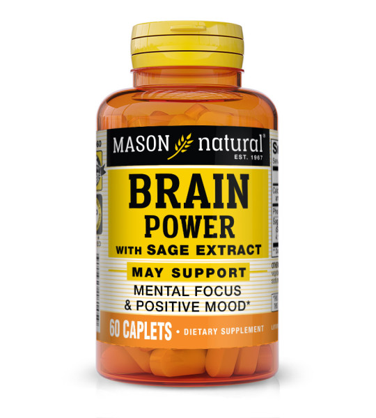 Mason Natural Brain Power with Sage Extract (60 табл)