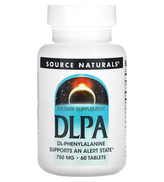 Source Naturals DLPA 750 mg (60 табл)