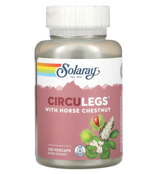 Solaray CircuLegs with Horse Chestnut VegCaps (120 капс)