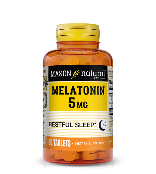 Mason Natural Melatonin 5 mg (60 табл)