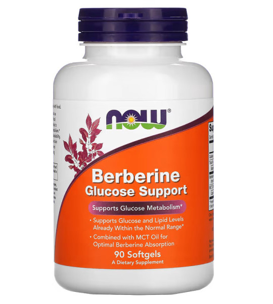 NOW Berberine Glucose Support Softgels (90 капс)