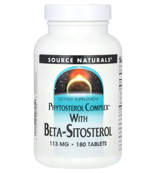 Source Naturals Phytosterol Complex with Beta-Sitosterol 113 mg (180 табл)