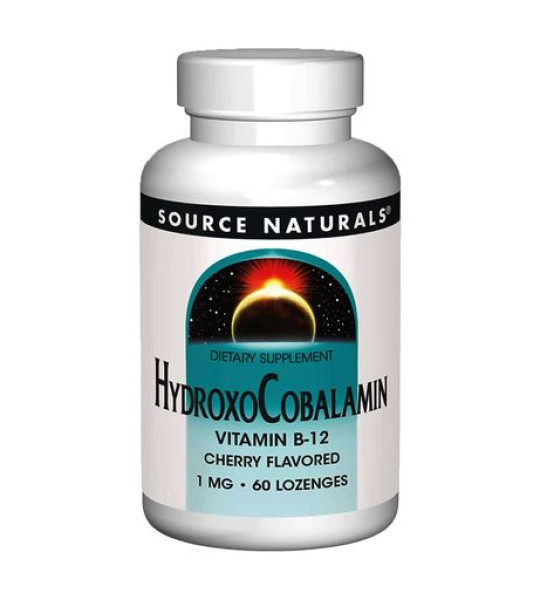 Source Naturals HydroxoCobalamin 1 mg (60 табл)