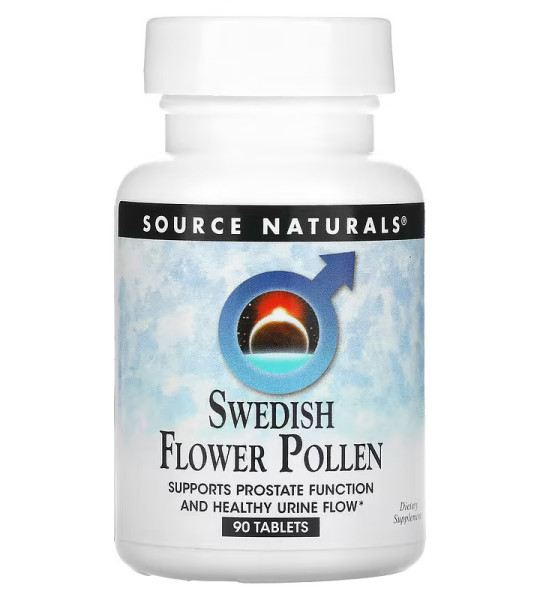 Source Naturals Swedish Flower Pollen 378 mg (90 табл)