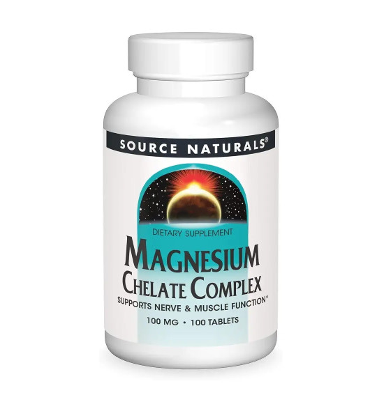 Source Naturals Manganesium Chelate Complex 100 mg (100 табл)