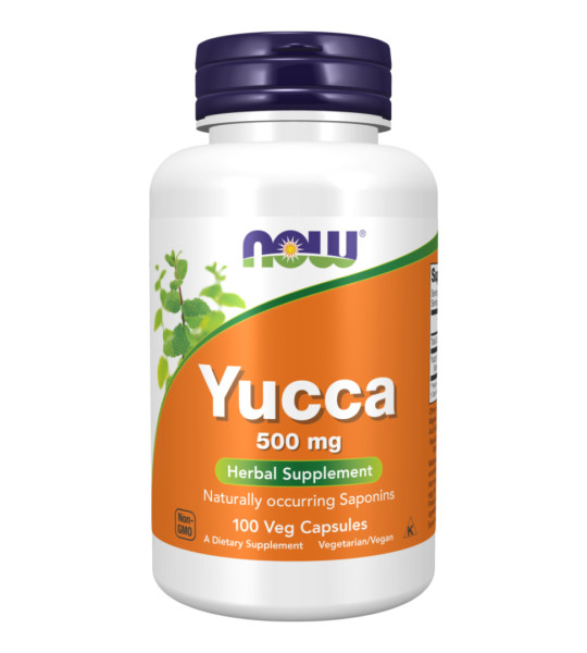 NOW Yucca 500 mg Veg Caps (100 капс)