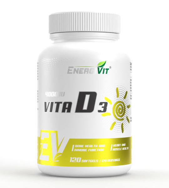 EnergiVit Vitamin D3 4000 IU 120 капс