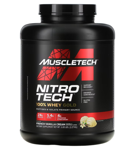 MuscleTech Nitro Tech 100% Whey Gold (2270 грам)