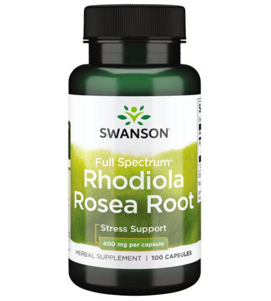 Swanson Full Spectrum Rhodiola Rosea Root 400 mg (100 капс)