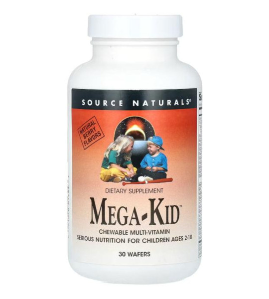 Source Naturals Mega-Kid (30 жув. табл)