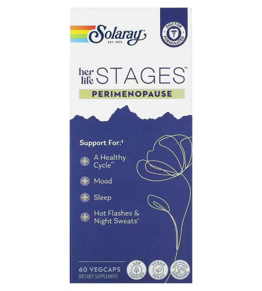 Solaray Her Life Stages Perimenopause Veg Caps (60 капс)