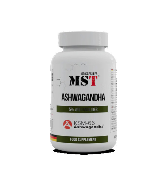 MST Ashwagandha 5% Withanolides 320 mg/16 mg (60  капс)