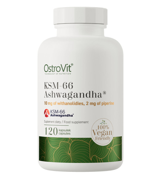 OstroVit KSM-66 Ashwagandha Vegan (120 капс)