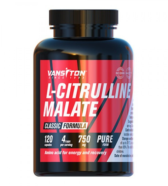 Vansiton L-Citrulline Malate 750 mg (120 капс)