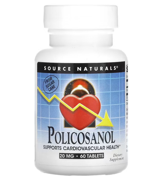 Source Naturals Policosanol 20 mg (60 табл)