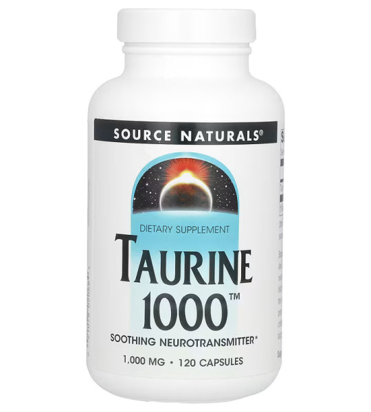 Source Naturals Taurine 1000 mg (120 капс)