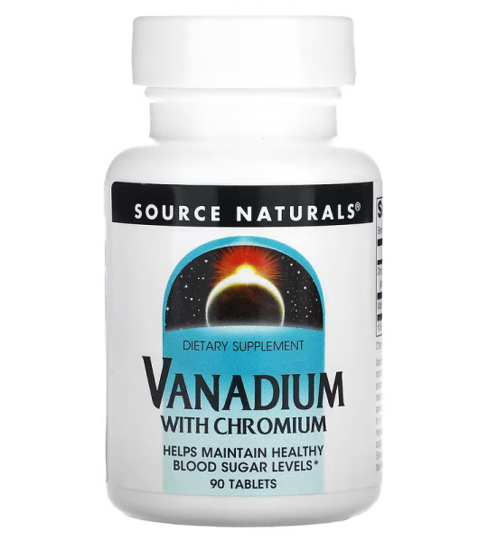 Source Naturals Vanadium with Chromium 1 mg/200 mcg (90 табл)