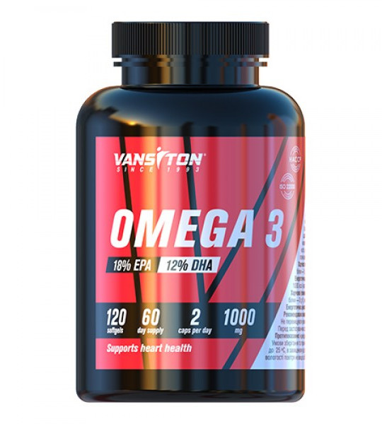 Vansiton Omega 3 1000 mg Softgels (120 капс)