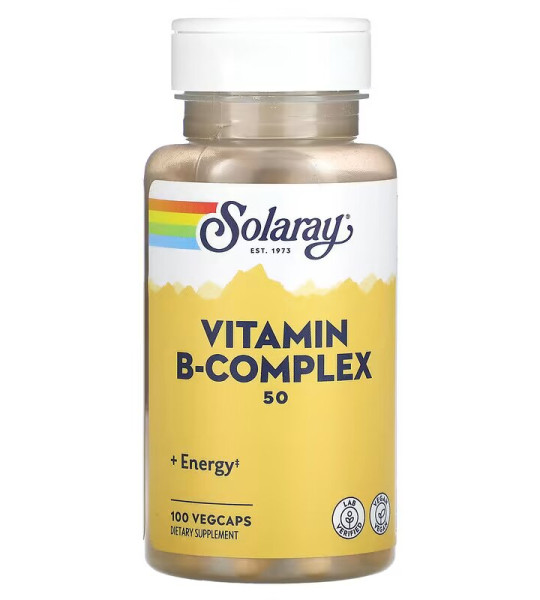 Solaray Vitamin B-Complex 50 Veg Caps (100 капс)