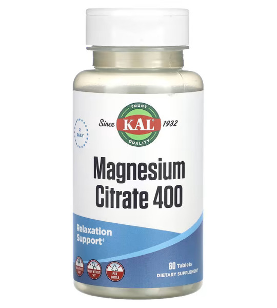 KAL Magnesium Citrate 400 (60 табл)