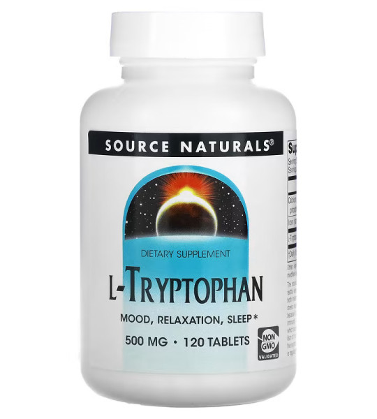 Source Naturals L-Tryptophan 500 mg (120 табл)