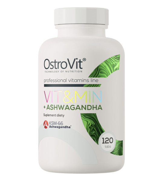 Ostrovit Vit & Min + Ashwagandha (120 таб)