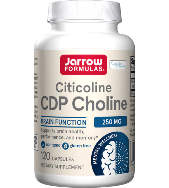 Jarrow Formulas Citicoline CDP Choline 250 mg (120 капс)