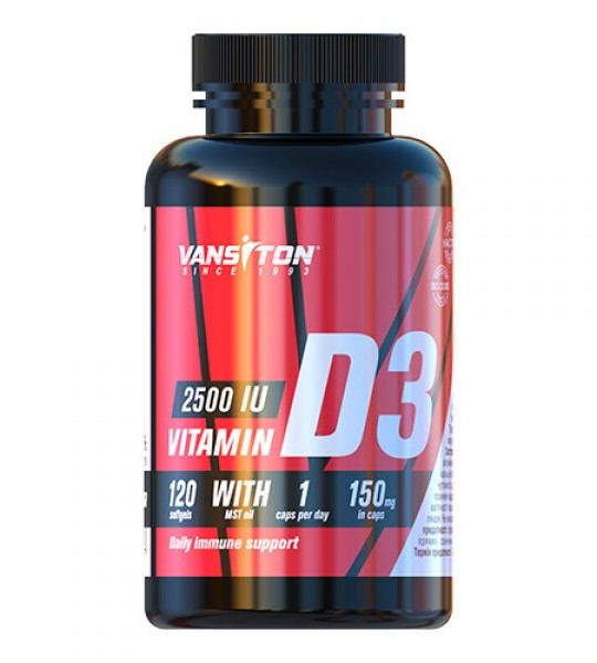 Vansiton Vitamin D3 150 mg Softgels (120 капс)