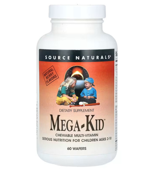 Source Naturals Mega-Kid (60 жув. табл)