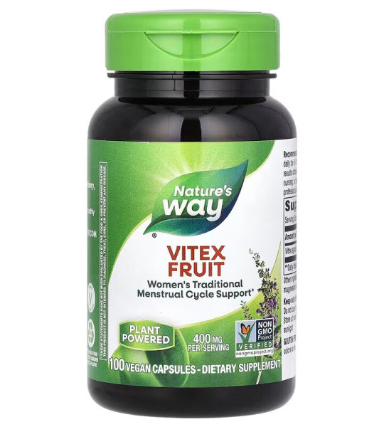 Nature's Way Vitex Fruit 400 mg Veg Caps (100 капс)