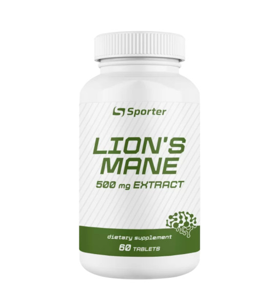 Sporter Lion's Mane 500 mg (60 табл)