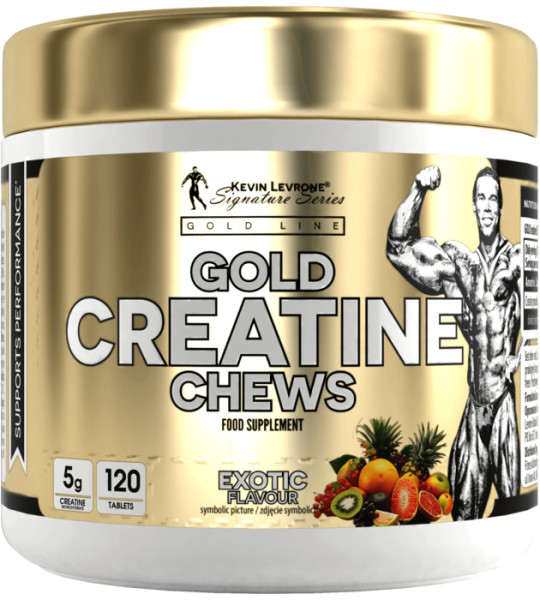 Kevin Levrone Gold Line Gold Creatine Chews (120 жув. табл)