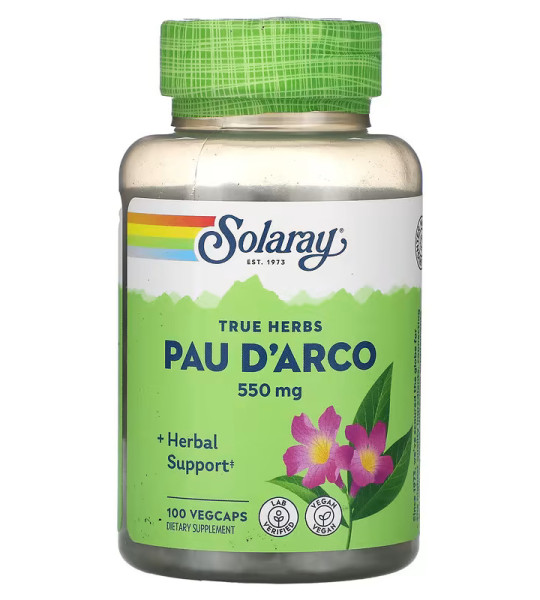 Solaray Pau D`Arco 550 mg Veg Caps (100 капс)