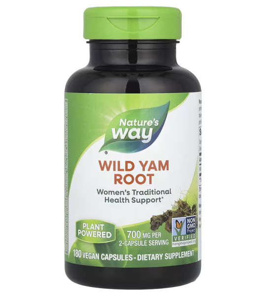 Nature's Way Wild Yam Root 700 mg Veg Caps (180 капс)