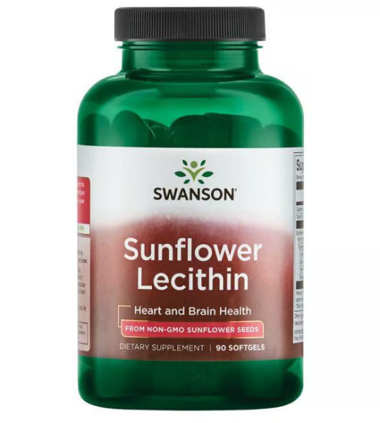 Swanson Sunflower Lecithin 1200 mg Softgels (90 капс)