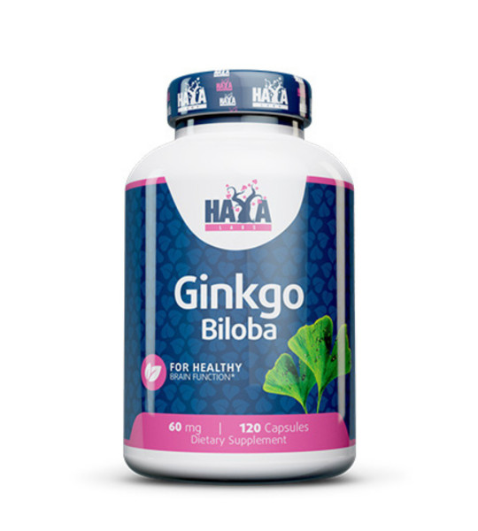 HaYa Labs Ginkgo Biloba 60 mg (120 капс)