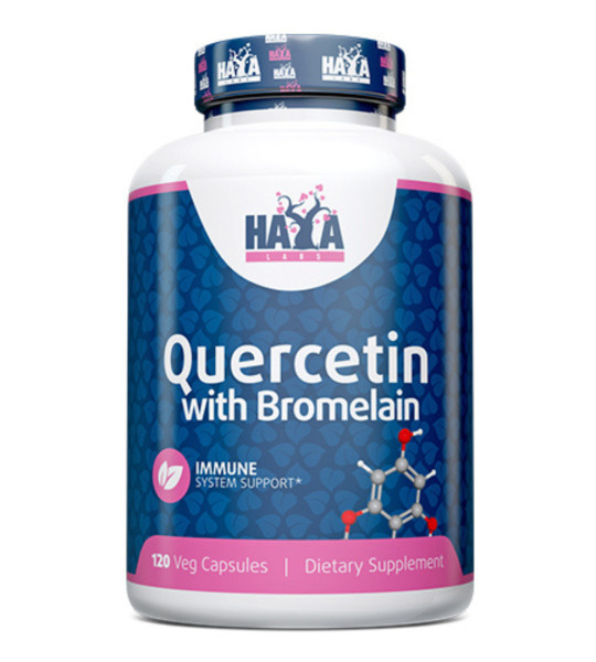 HaYa Labs Quercetin with Bromelain 800 mg / 200 mg Veg Caps (120 капс)