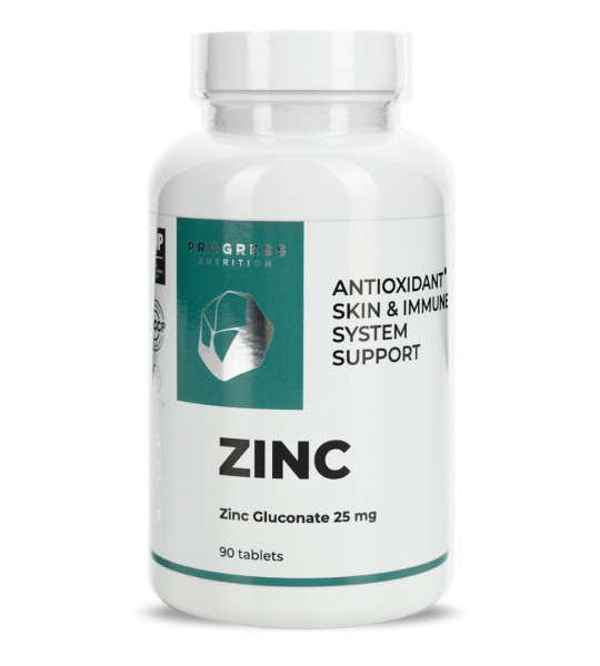 Progress Nutrition Zinc 25 mg (90 табл)