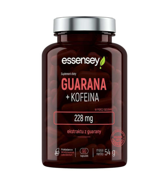 Essensey Guarana 228 mg + Caffeine (90 капс)