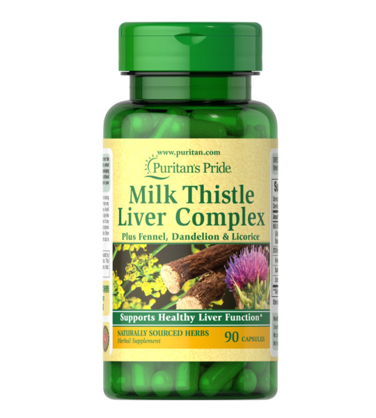 Puritan's Pride Milk Thistle Liver Complex (90 капс)