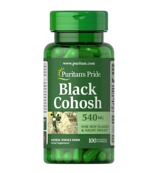 Puritan's Pride Black Cohosh 540 mg (100 капс)