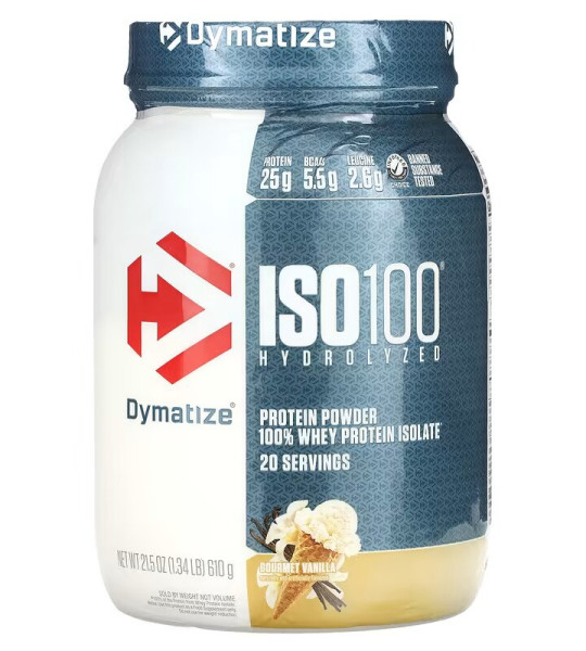 Dymatize ISO 100 Hydrolyzed Protein (610 грам)