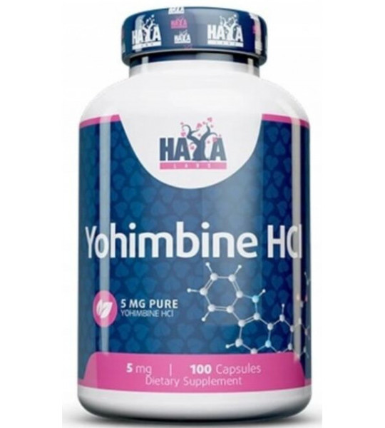 HaYa Labs Yohimbine HCl 5 mg (100 капс)