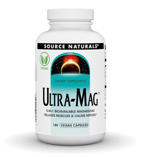 Source Naturals Ultra-Mag Veg Caps (180 капс)