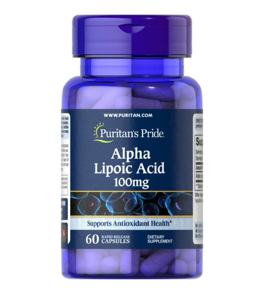 Puritan's Pride Alpha Lipoic Acid 100 mg (60 капс)