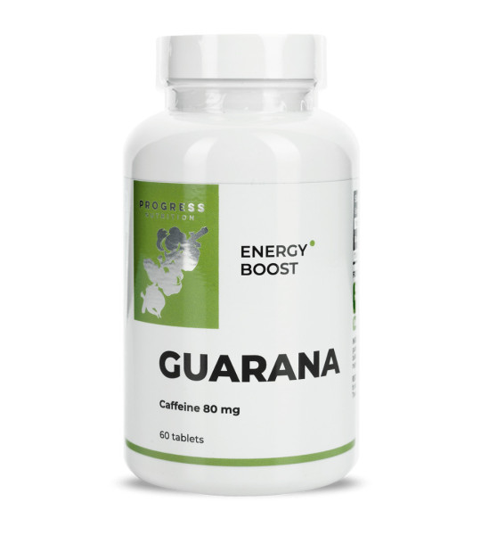 Progress Nutrition Guarana 200 mg (Caffeine 80 mg) (60 табл)